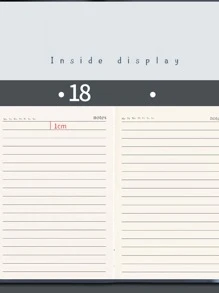 1pc Random Color Notebook - Multicolor - View 3