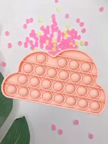 1 pieza Juguete antiestrés con diseño de nubes para niños, entretenimiento diario - Rosa - Ver 1