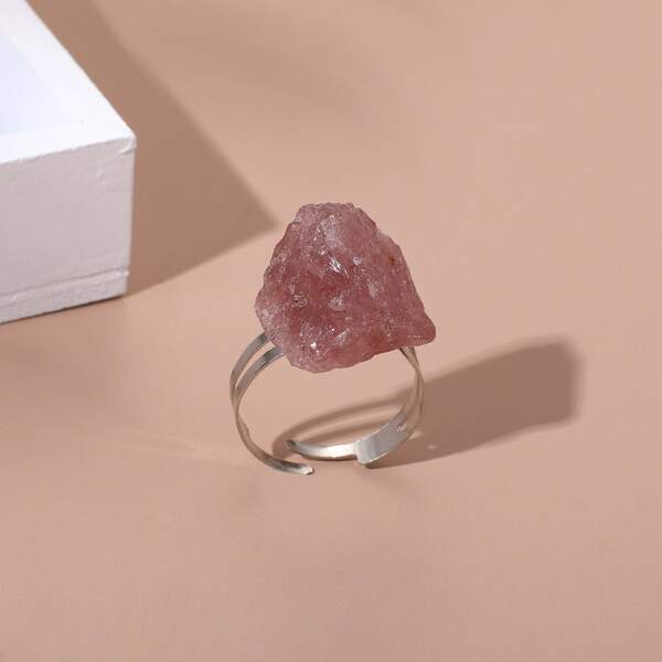 

Stone Decor Ring, Purple