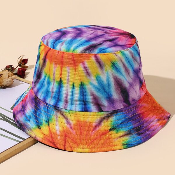 

Tie Dye Reversible Bucket Hat, Multicolor