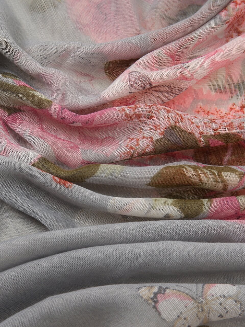 1pc Floral Print Scarf Elegant Boho Scarf For Outdoor And Traveling Winter Fall