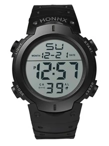 Relojes de hombre Negro Deportivo - Negro - Ver 2