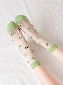 Vớ thuyền viên đồ họa hoạt hình - màu xanh lá - Xem 4