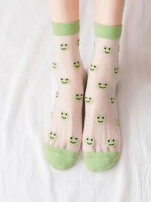 Vớ thuyền viên đồ họa hoạt hình - màu xanh lá - Xem 5