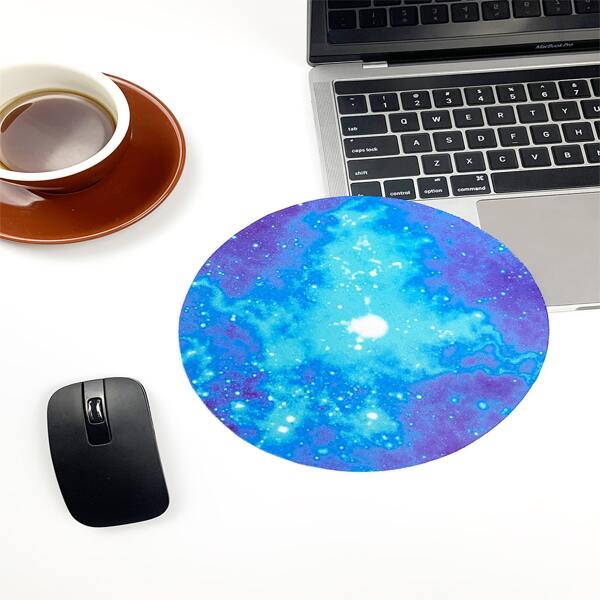 

Galaxy Round Mouse Pad, Multicolor