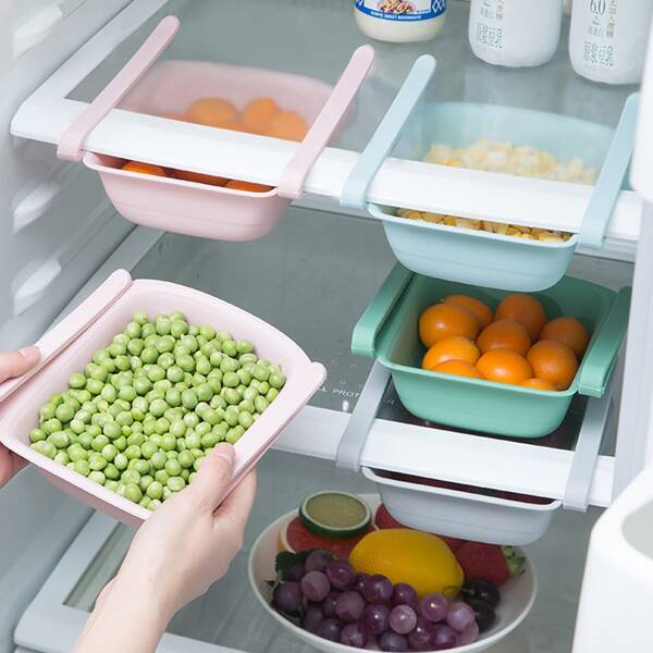 

1pc Random Color Fridge Hanging Storage Box, Multicolor