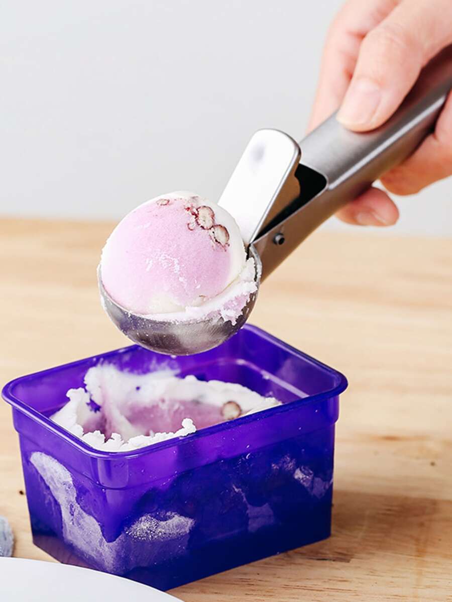 1 Máy Tính Thép Không Gỉ Gáo Kem, Kép Kem Bóng Muỗng, Kem Trái Cây Muỗng, Bóng Muỗng - Bạc - Xem 1