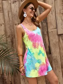 Soleia 紮染背心連衣裙 - 彩色 - 查看 1