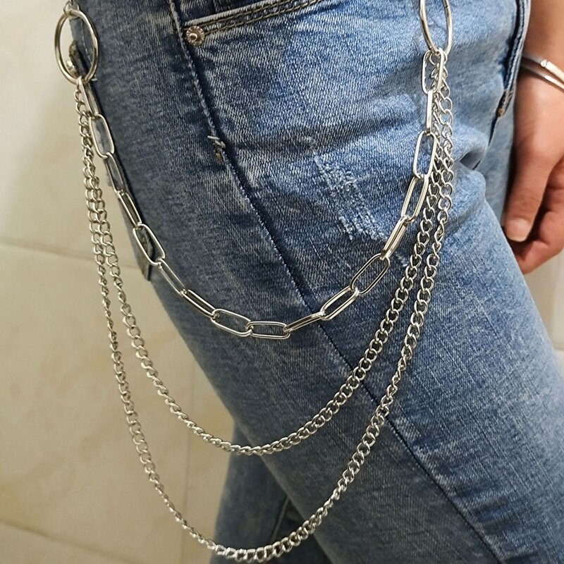

Layered Pants Chain, Silver