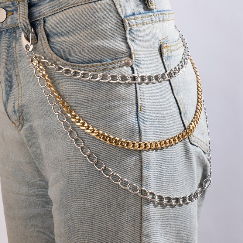 

Layered Pants Chain, Silver