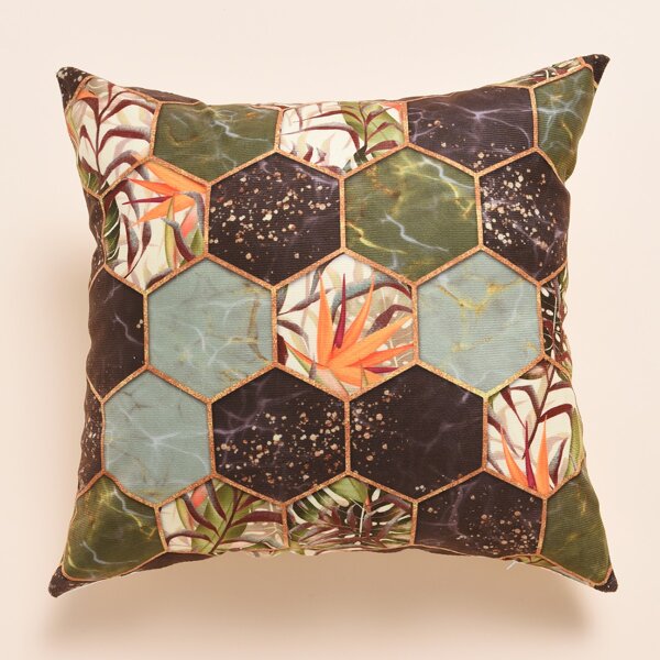 

Geometric Pattern Cushion Cover Without Filler, Multicolor