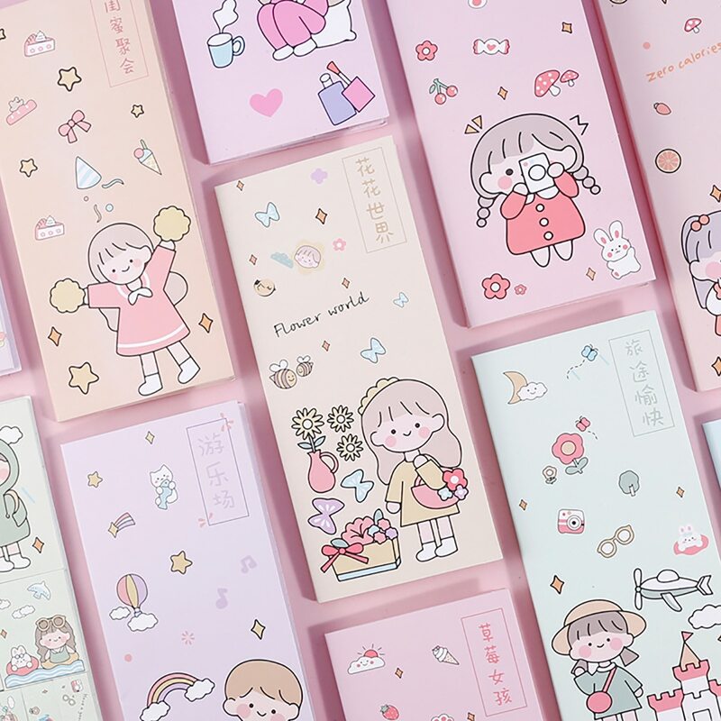 

1pc Cartoon Graphic Random Sticky Note, Multicolor