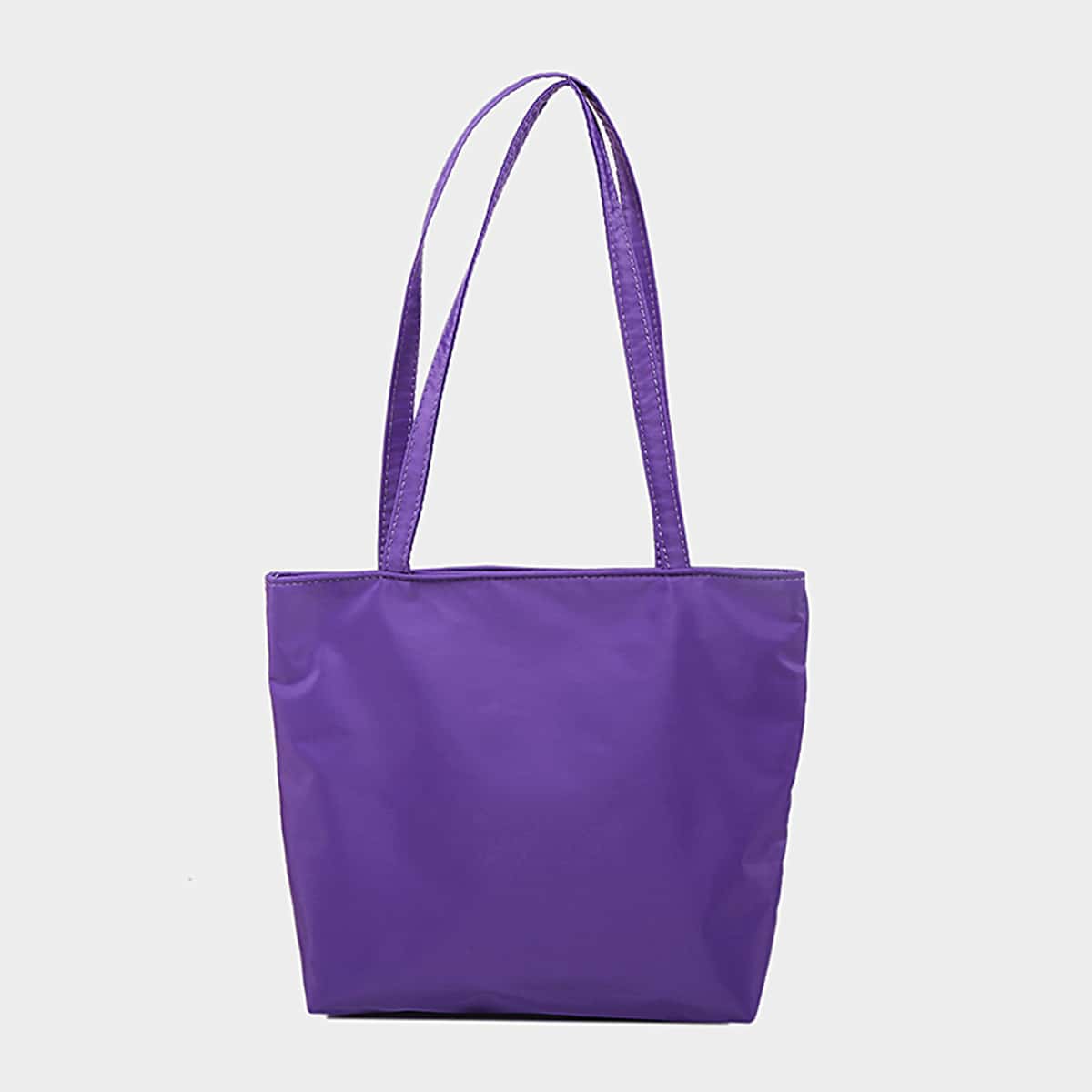 

Solid Tote Bag, Purple