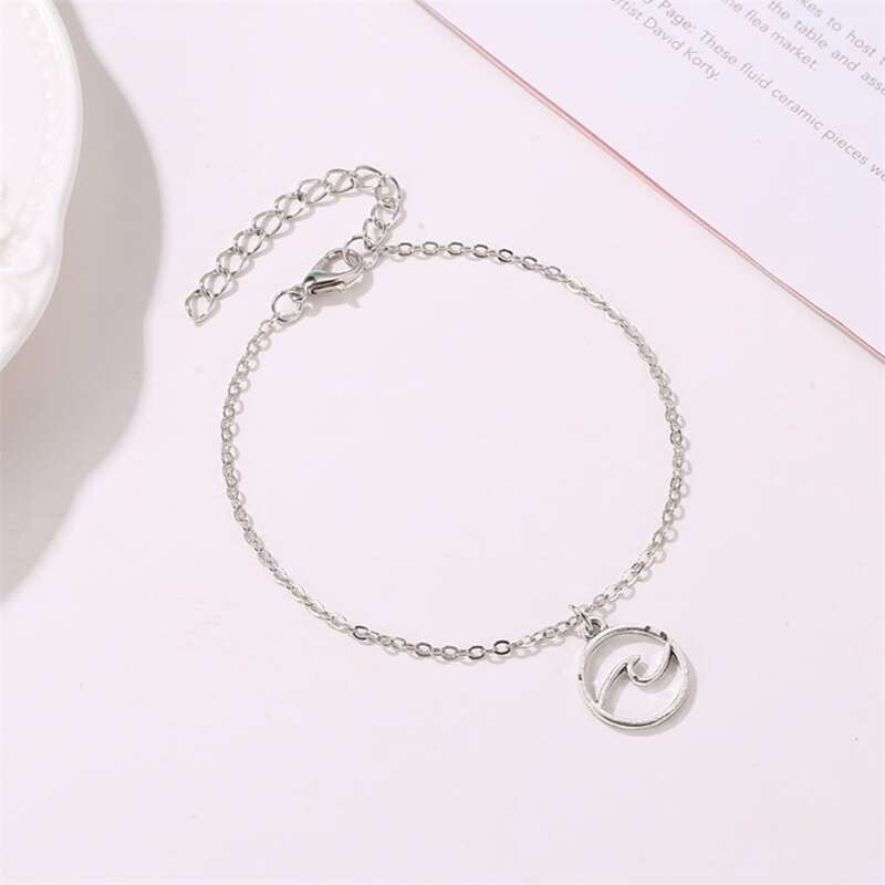 

1pc Simple Bracelet, Silver
