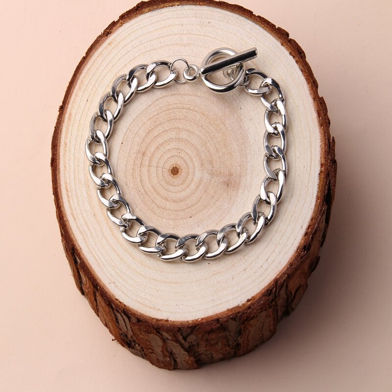 

Minimalist Chain Bracelet, Silver