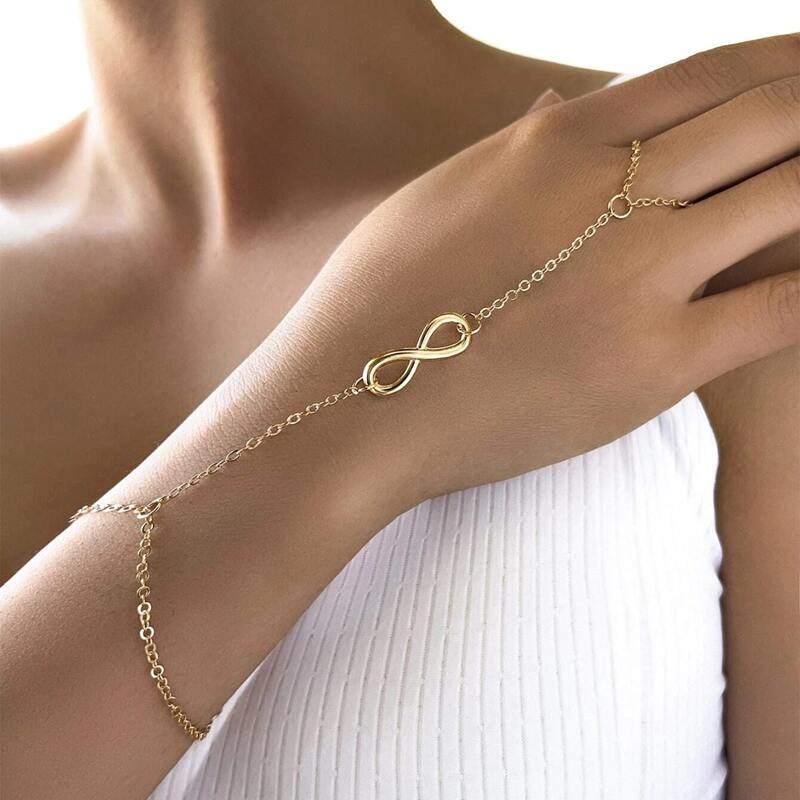 Simple Mittens Bracelet, Gold
