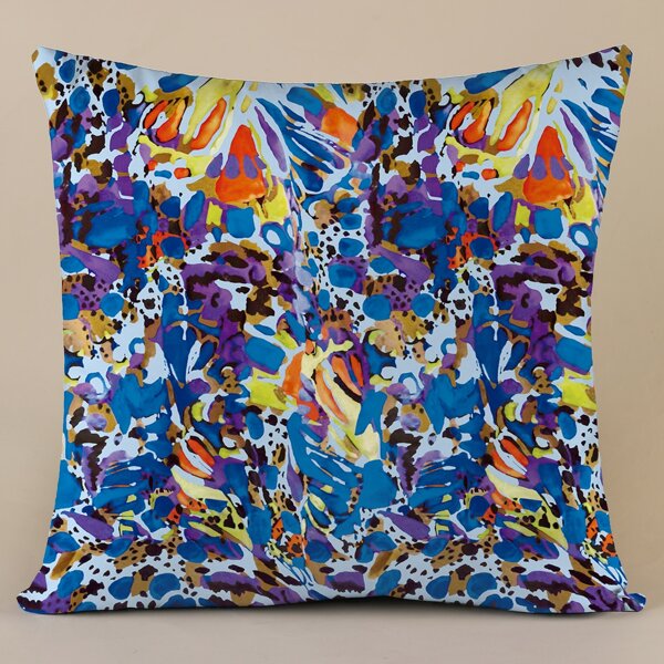 

Graphic Print Cushion Cover Without Filler, Multicolor
