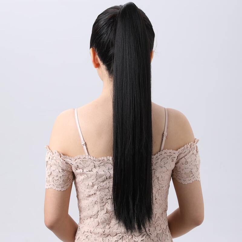 

Long Straight Hair Extension, Black