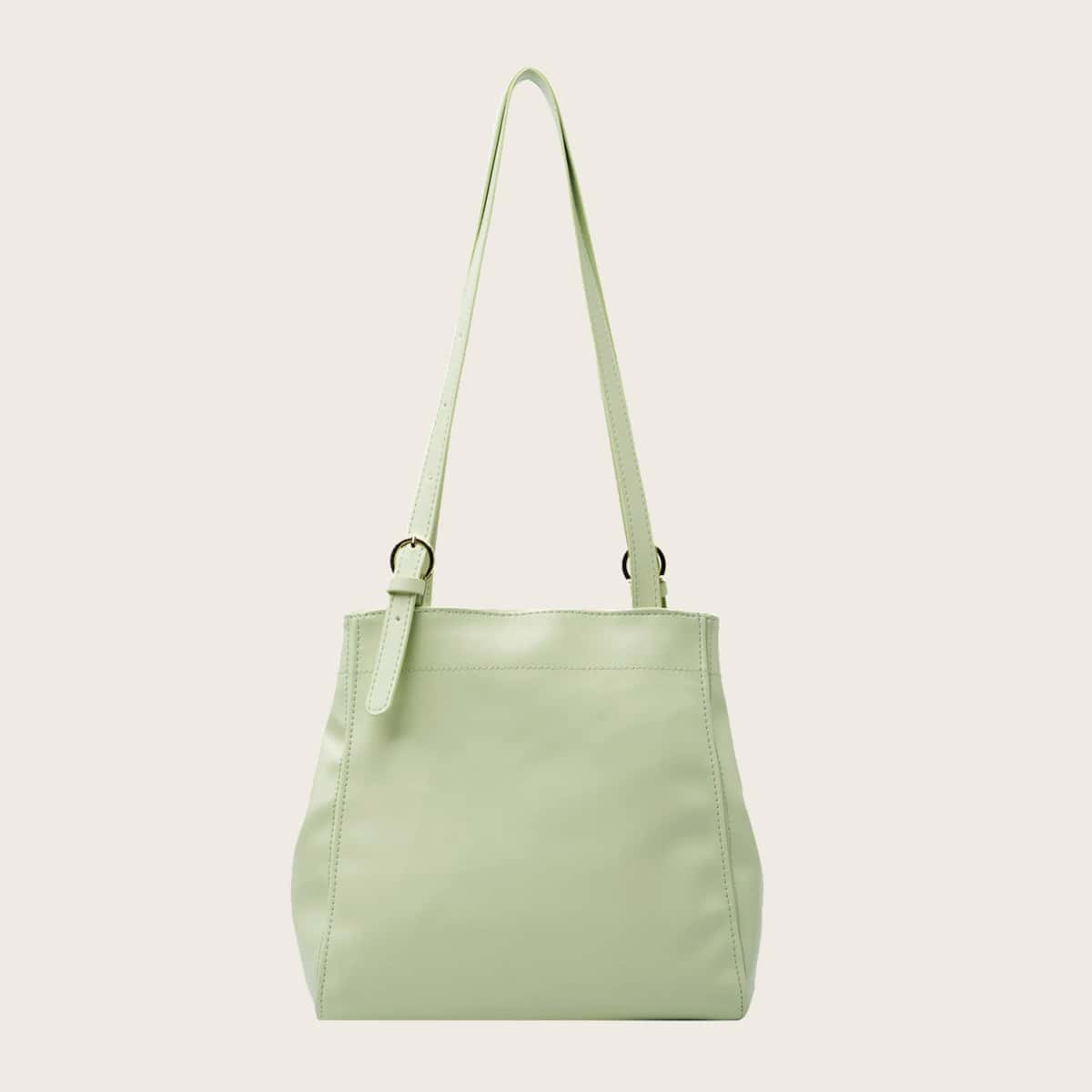 

Solid Tote Bag, Mint green