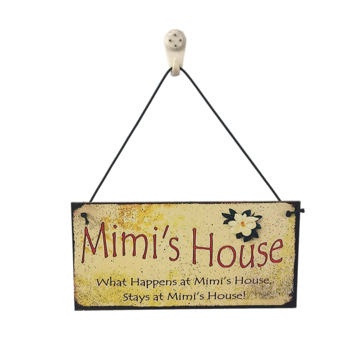 

Slogan Graphic Wooden Wall Hanging, Multicolor