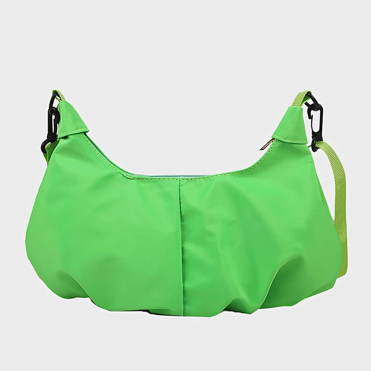 

Minimalist Ruched bag, Green