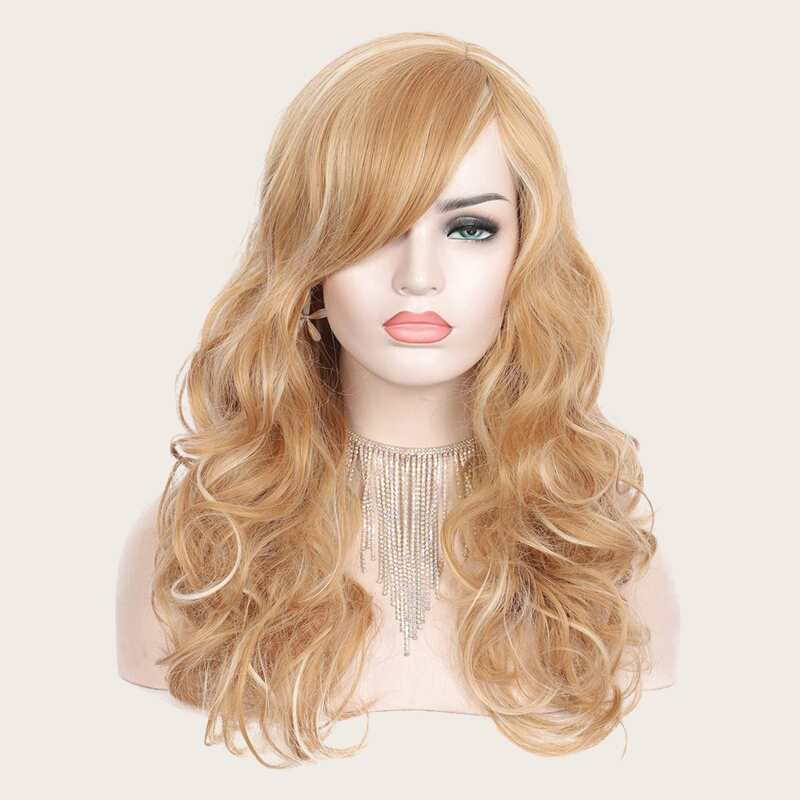 

Long Curly Wig, Gold