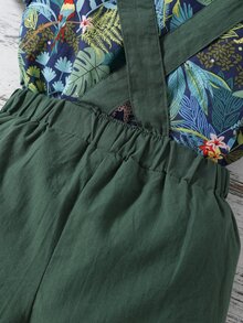 男嬰熱帶圖案襯衫帶短褲 - 彩色 - 查看 3