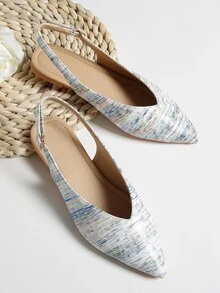 Planos Zapatillas abiertas De moda - Multicolor - Ver 1