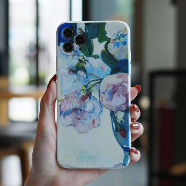 

Flower Oil Painting Phone Case, Multicolor