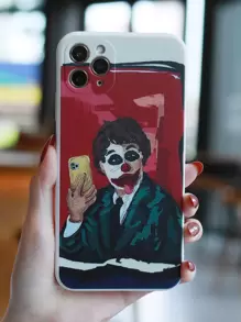 有趣的卡通小丑手機殼，適用於 iPhone 11、iPhone 13、iPhone 14 Pro Max - 彩色 - 查看 1