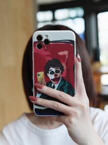 有趣的卡通小丑手機殼，適用於 iPhone 11、iPhone 13、iPhone 14 Pro Max - 彩色 - 查看 2