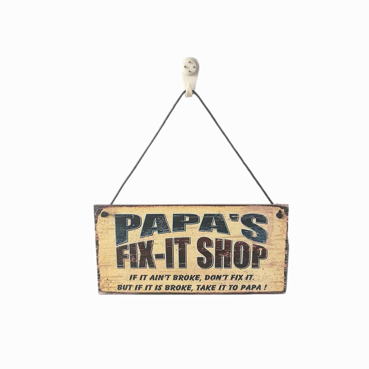 

Slogan Graphic Shop Wall Hanging, Multicolor
