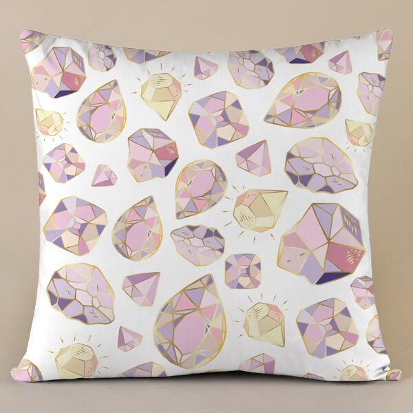 

Geometric Pattern Cushion Cover Without Filler, Multicolor