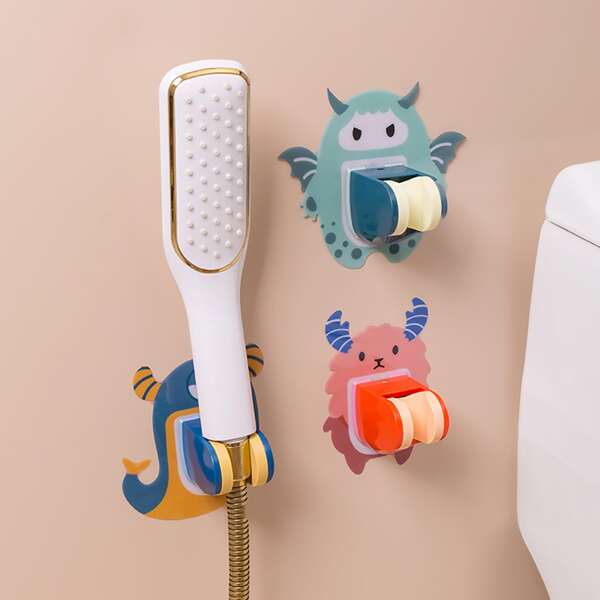 

1pc Cartoon Design Random Shower Head Holder, Multicolor