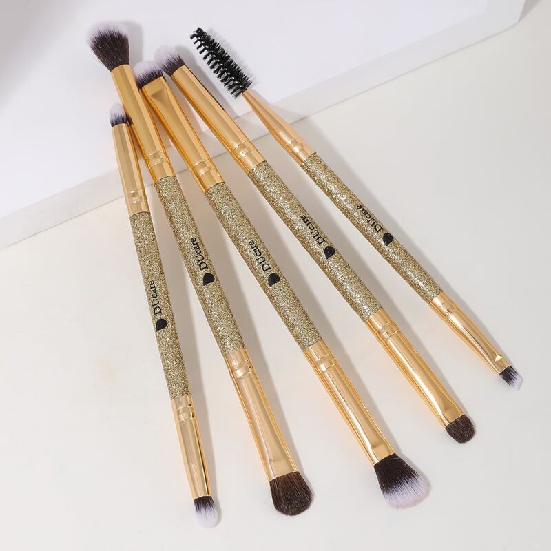 

5pcs Eyeshadow Brush, Gold