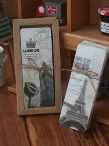 30sheets Vintage Pattern Random Paper Bookmark