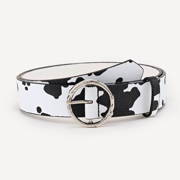 

Cow Print Belt, Multicolor