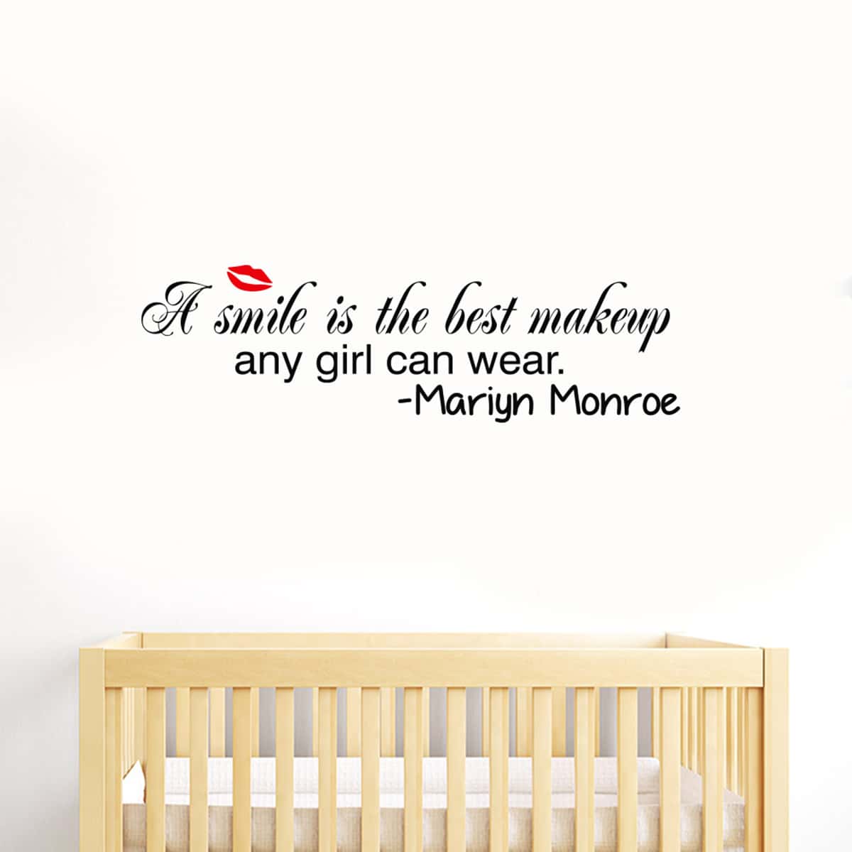 

Slogan Graphic Wall Sticker, Multicolor