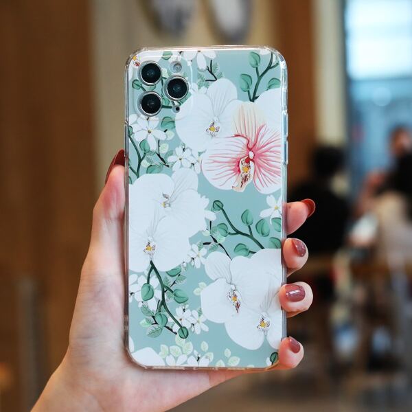 

Flower Painted Phone Case, Multicolor