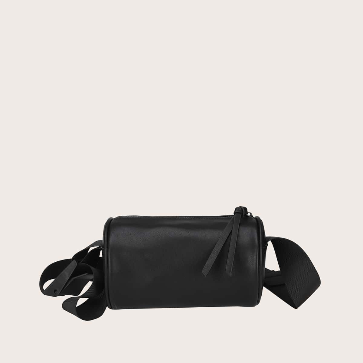 

Men Minimalist Crossbody Bag, Black
