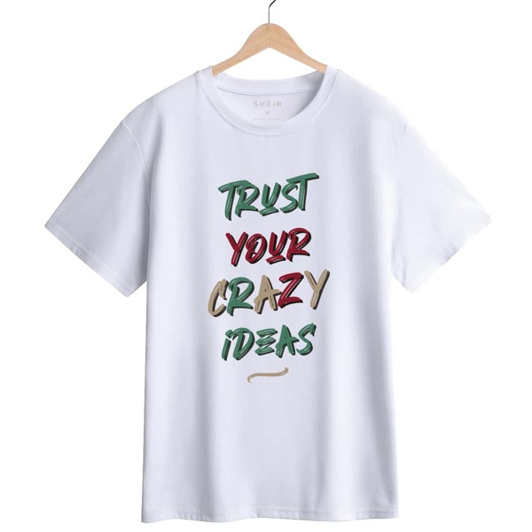 

Slogan Graphic Short Sleeve Tee, White