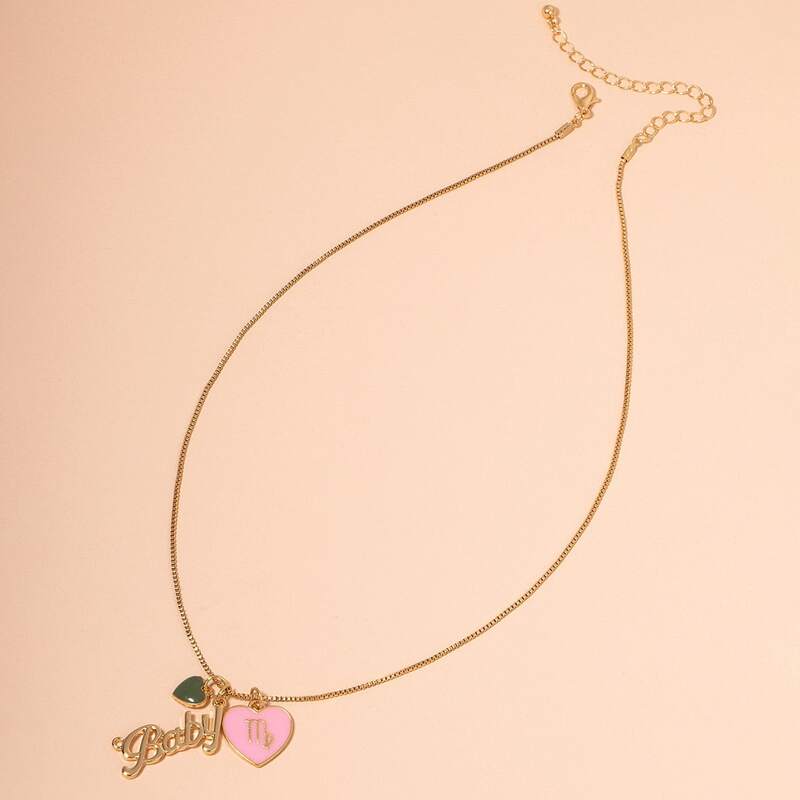 

Heart Pendant Necklace, Gold