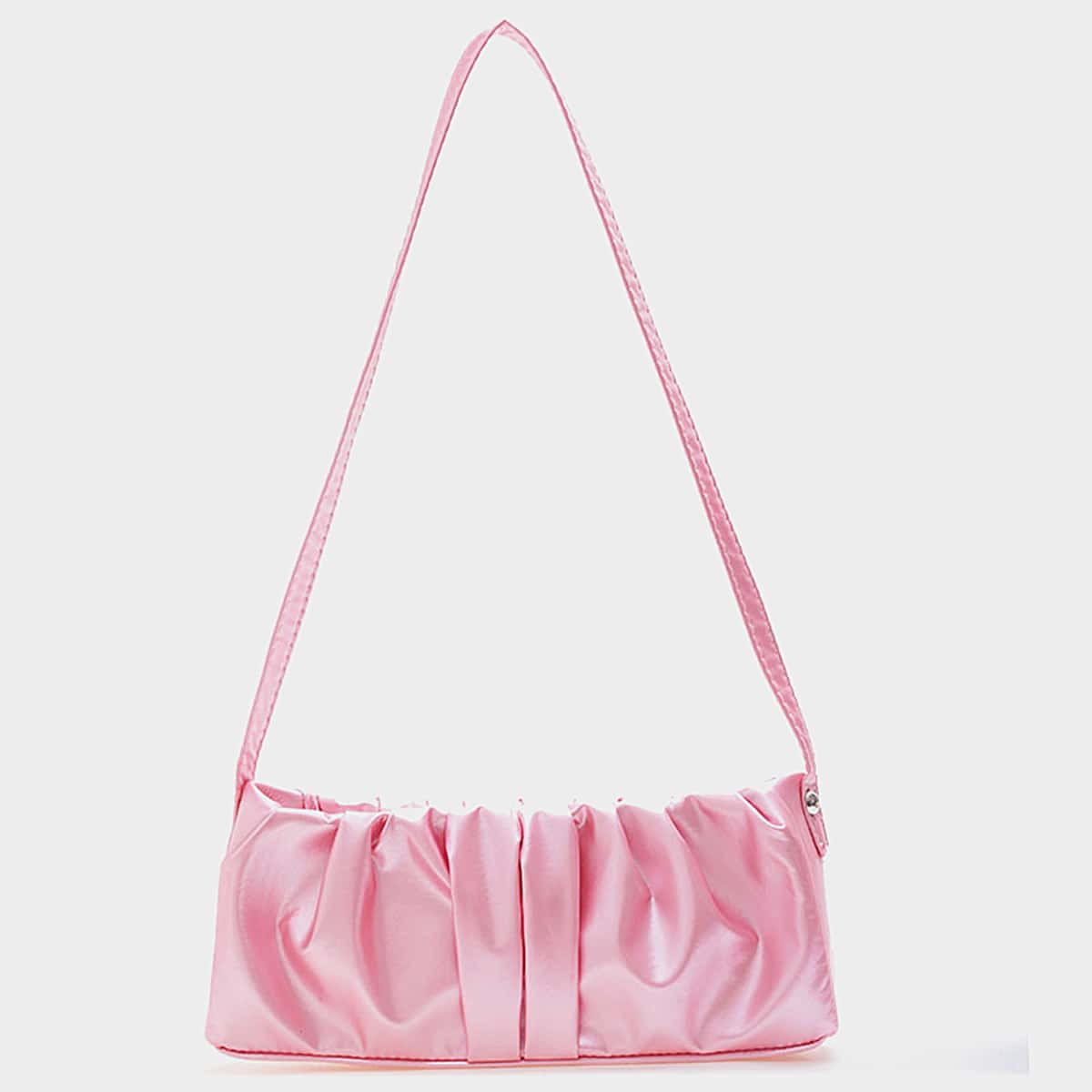

Ruched Shoulder Bag, Pink