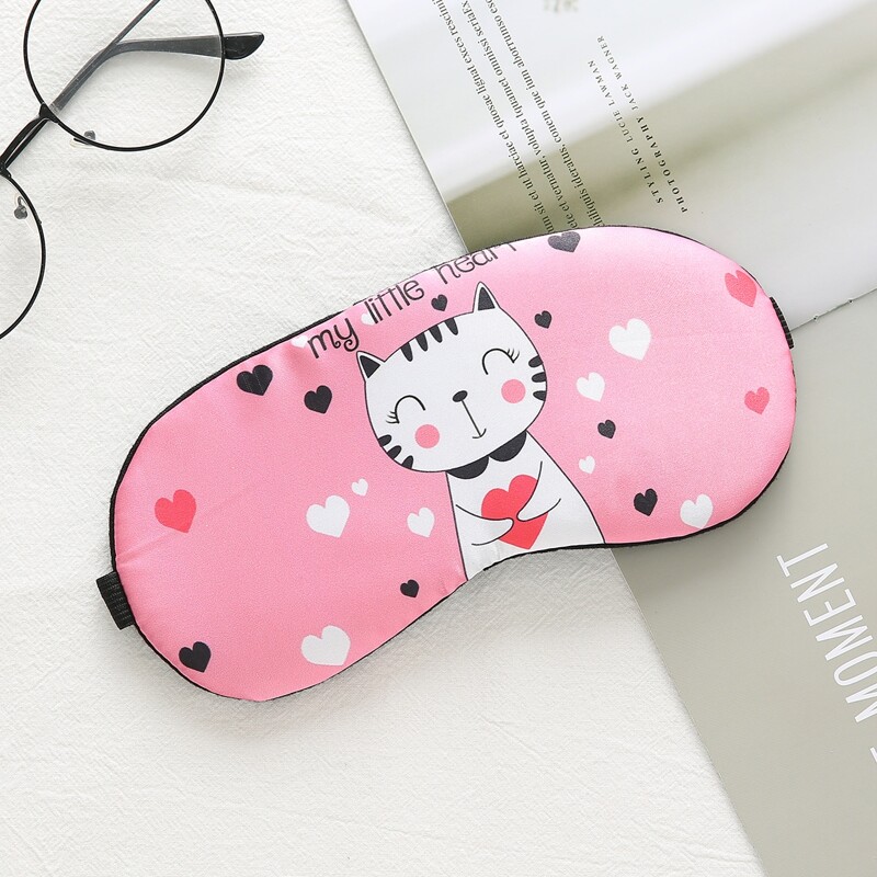 

Cat Print Eye Cover, Multicolor