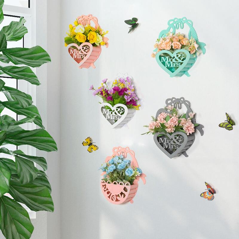 

1pc Random Wall Hanging Floral Basket, Multicolor