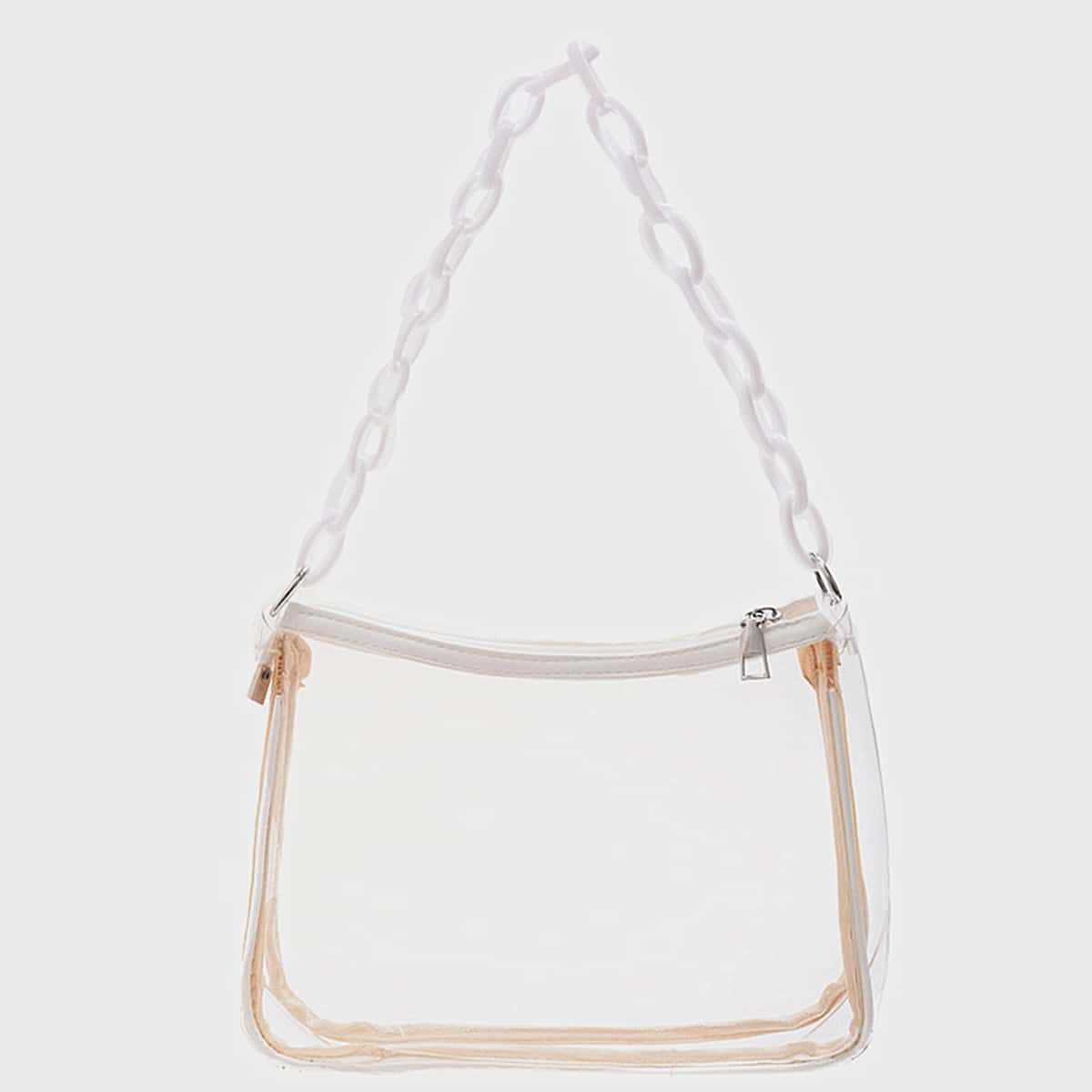 

Clear Chain Shoulder Bag
