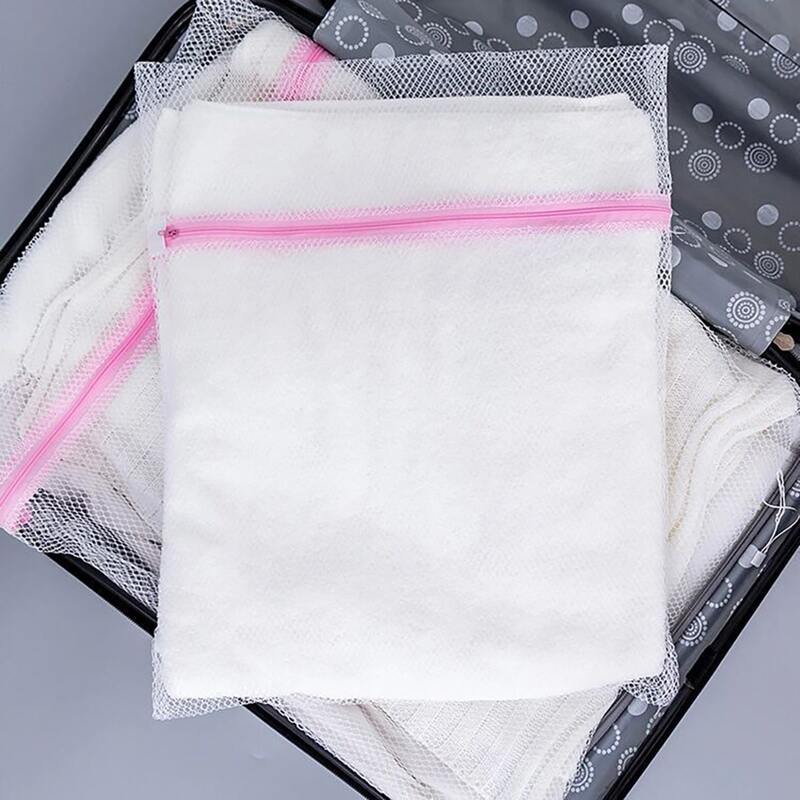 

3pcs Mesh Laundry Bag, White