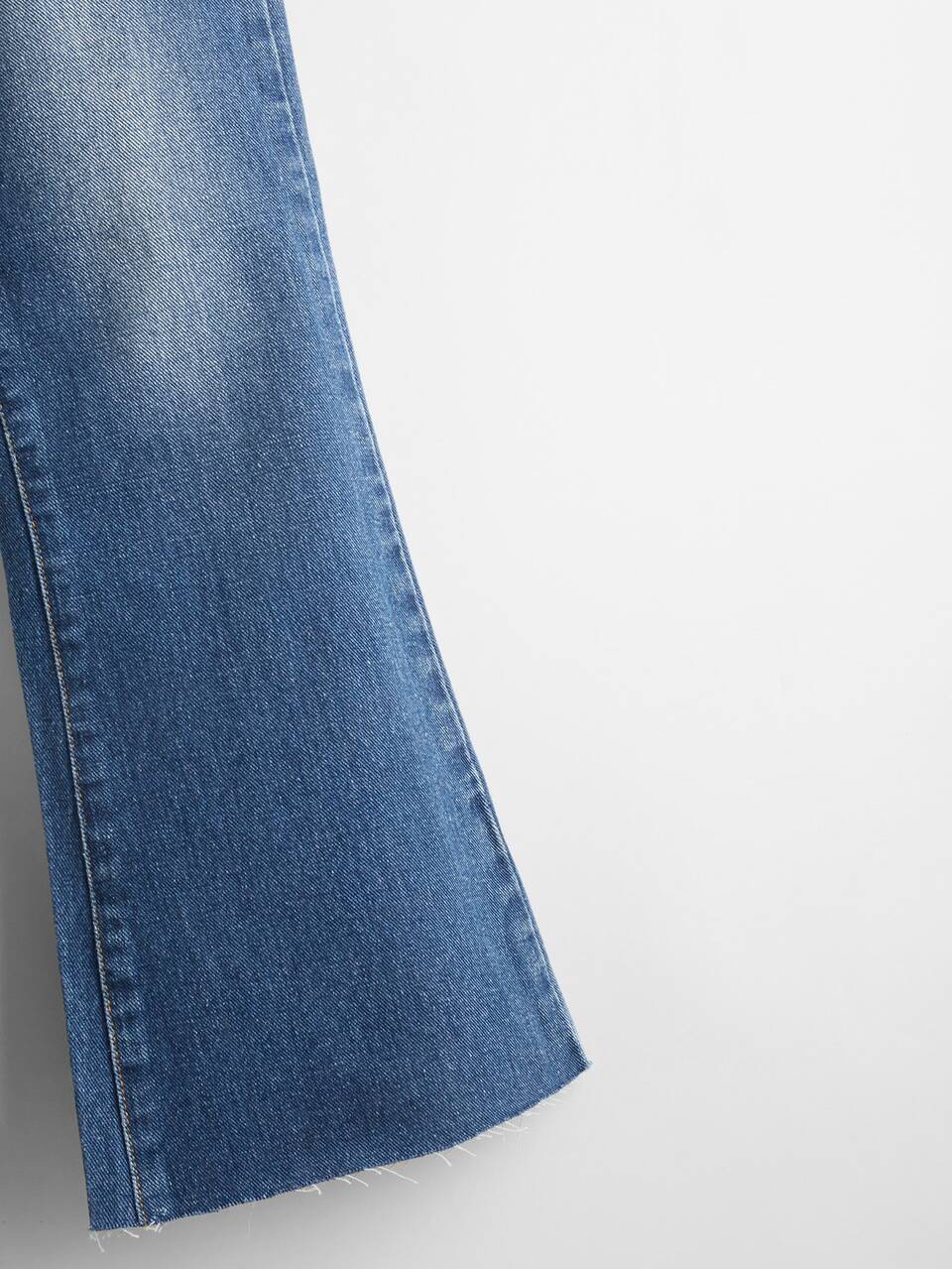 Girls Flare Leg Ripped Jeans