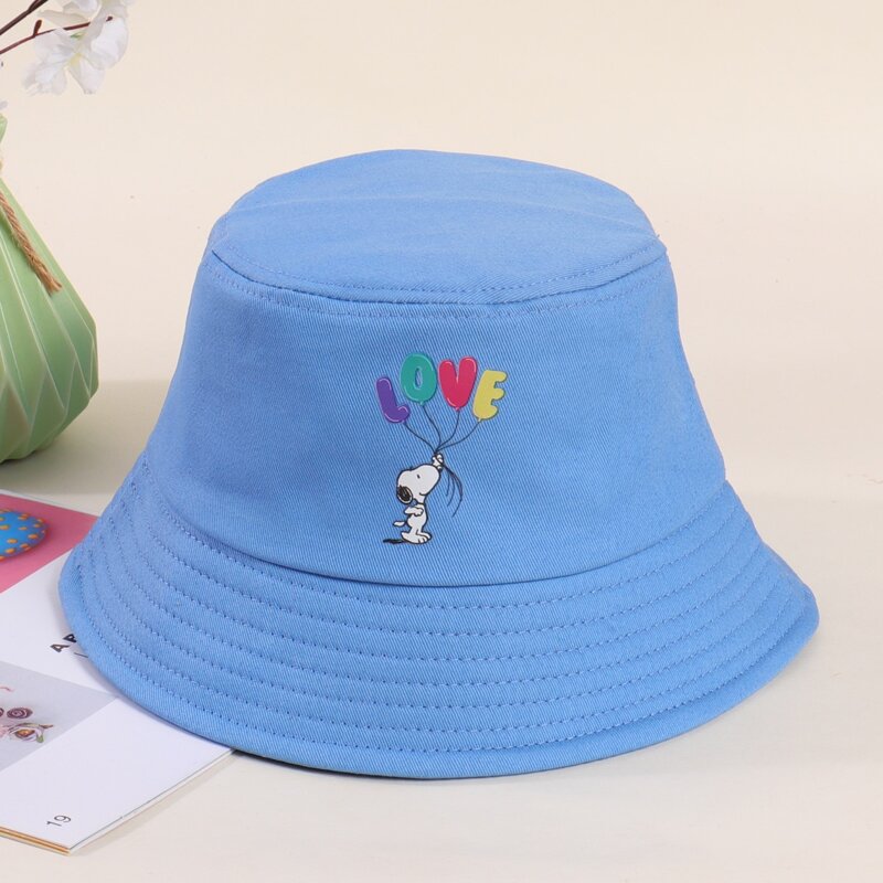 

Snoopy Graphic Bucket Hat, Baby pink