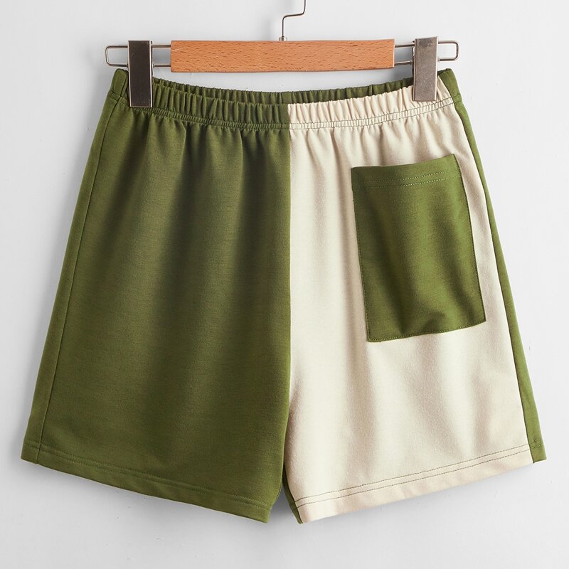

Colorblock Pocket Shorts, Multicolor